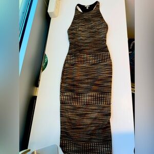 Brown Knit Midi racerback Urban Outfitters Dress size S